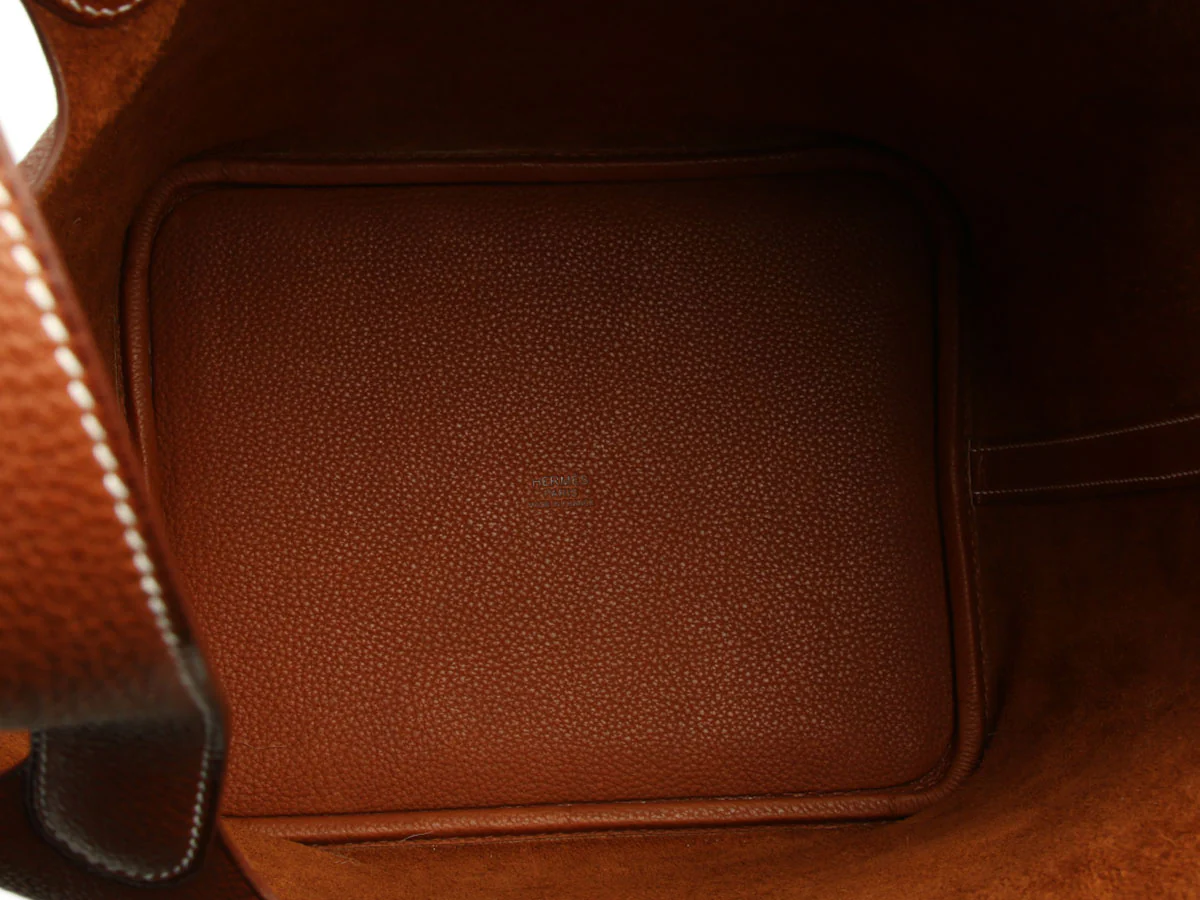 Hermès Fauve Barenia Faubourg Picotin Lock 22 - Image 8
