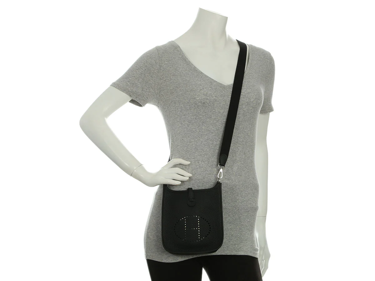 Hermès Black Clémence Evelyne TPM - Image 10