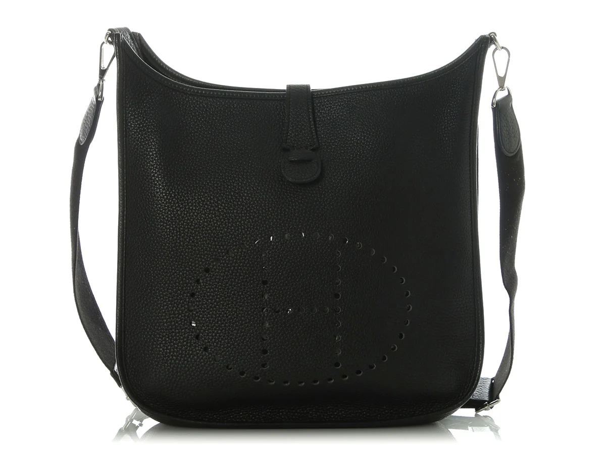 Hermès Black Clémence Evelyne III GM