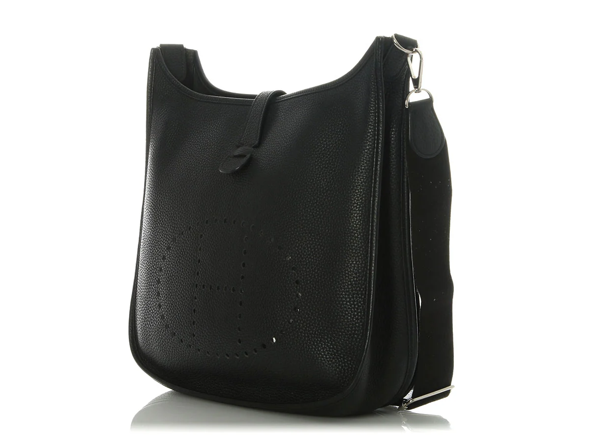 Hermès Black Clémence Evelyne III GM - Image 3