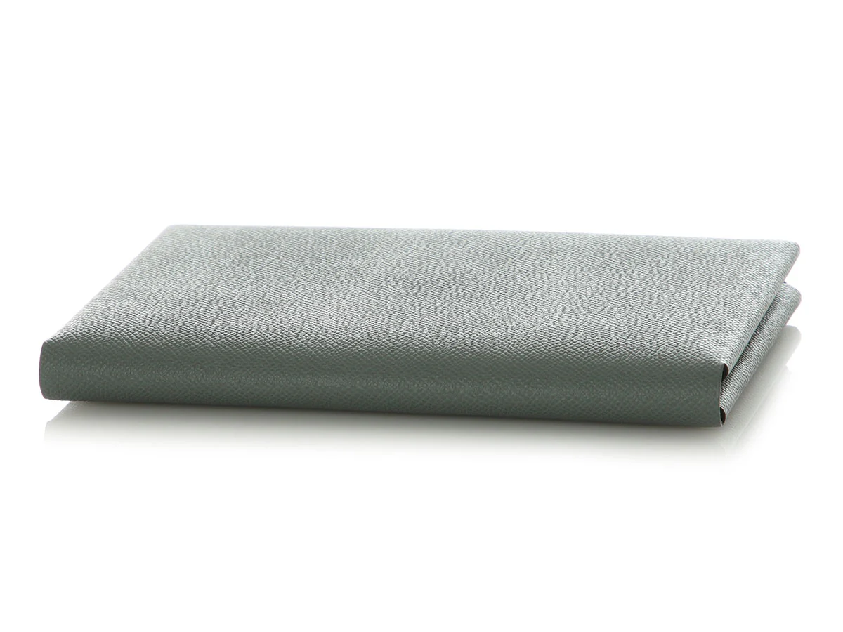 Hermès Gray Epsom Calvi Pochette MM with Pouch - Image 7