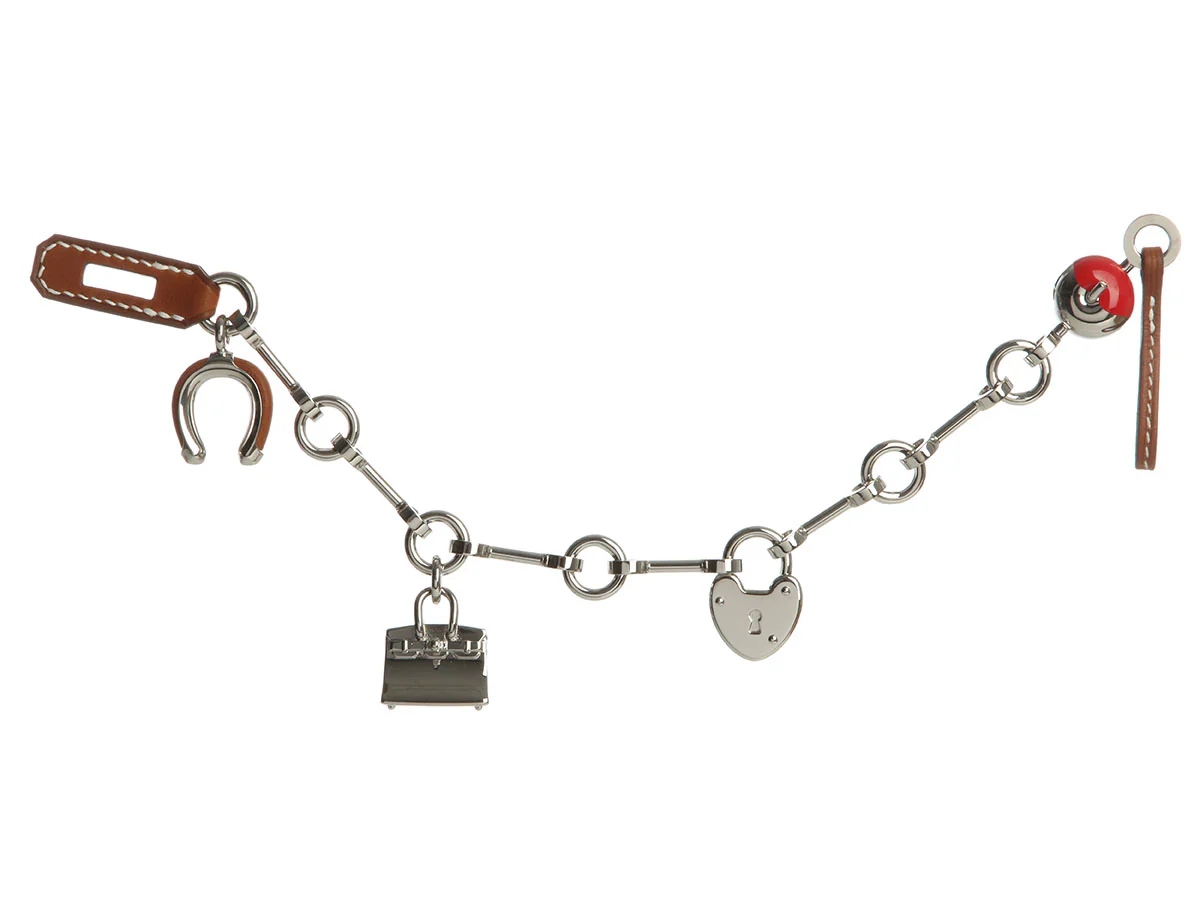 Hermès Fauve Barenia Bijou de Sac Charm