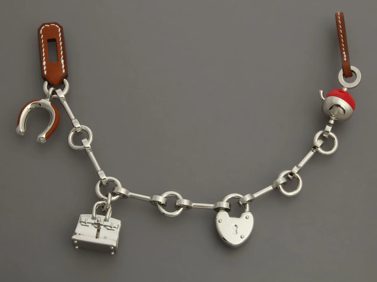 Hermès Fauve Barenia Bijou de Sac Charm - Image 2