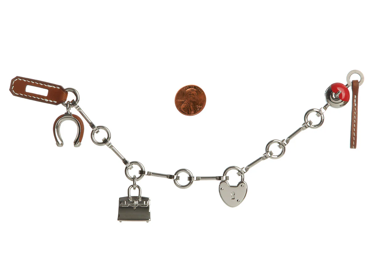 Hermès Fauve Barenia Bijou de Sac Charm - Image 4
