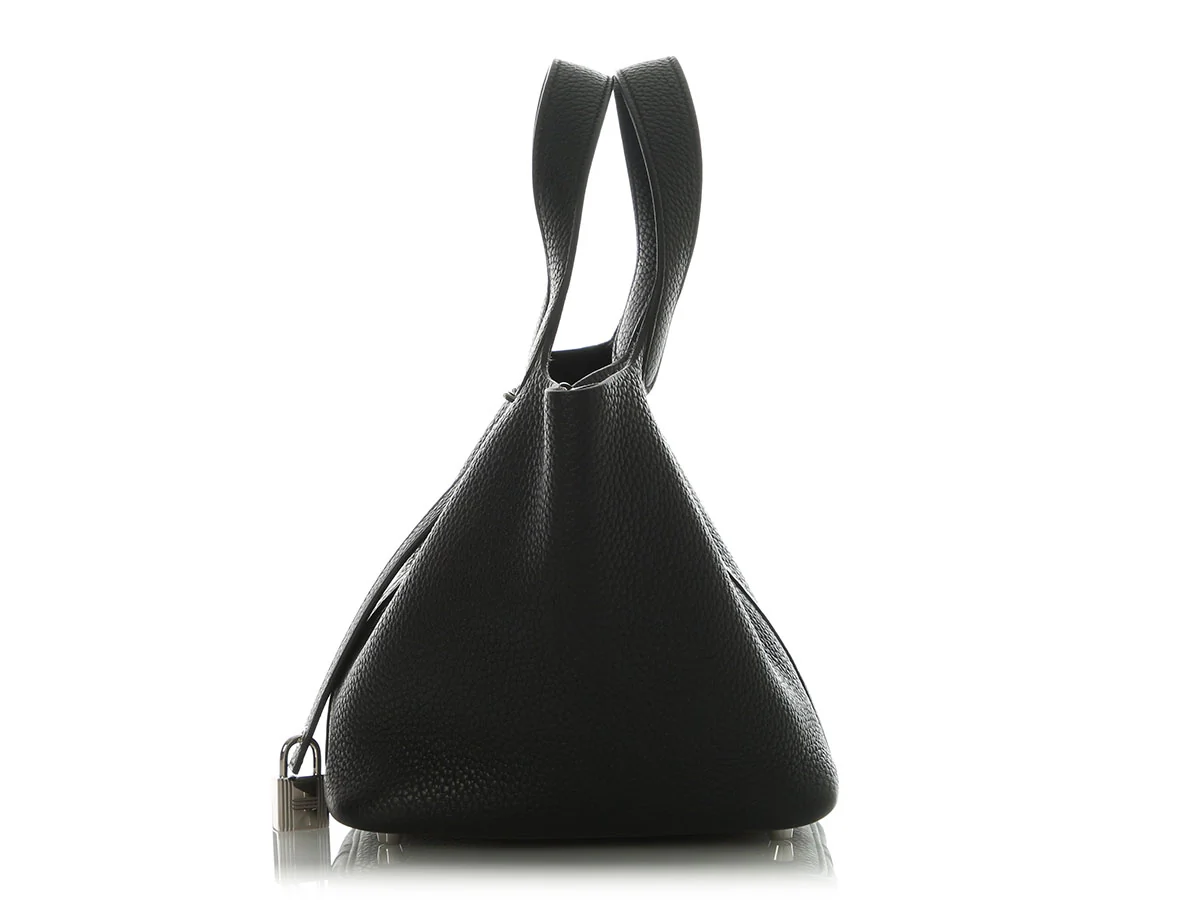 Hermès Black Cleménce Picotin Lock 18