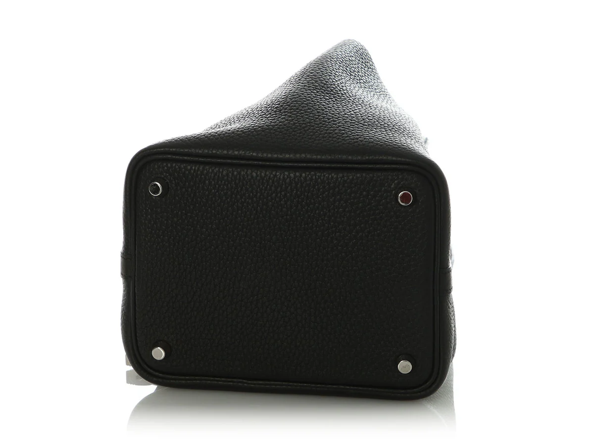 Hermès Black Cleménce Picotin Lock 18 - Image 6