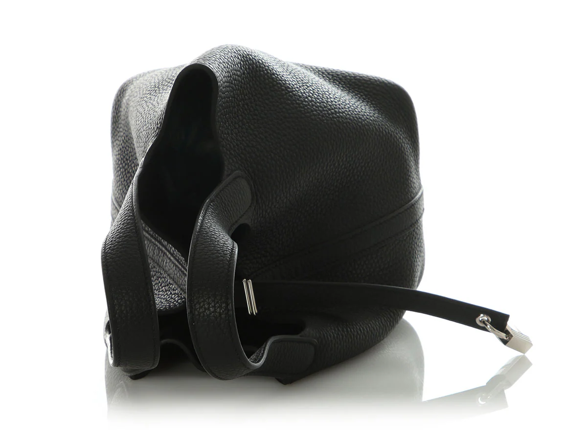 Hermès Black Cleménce Picotin Lock 18 - Image 7