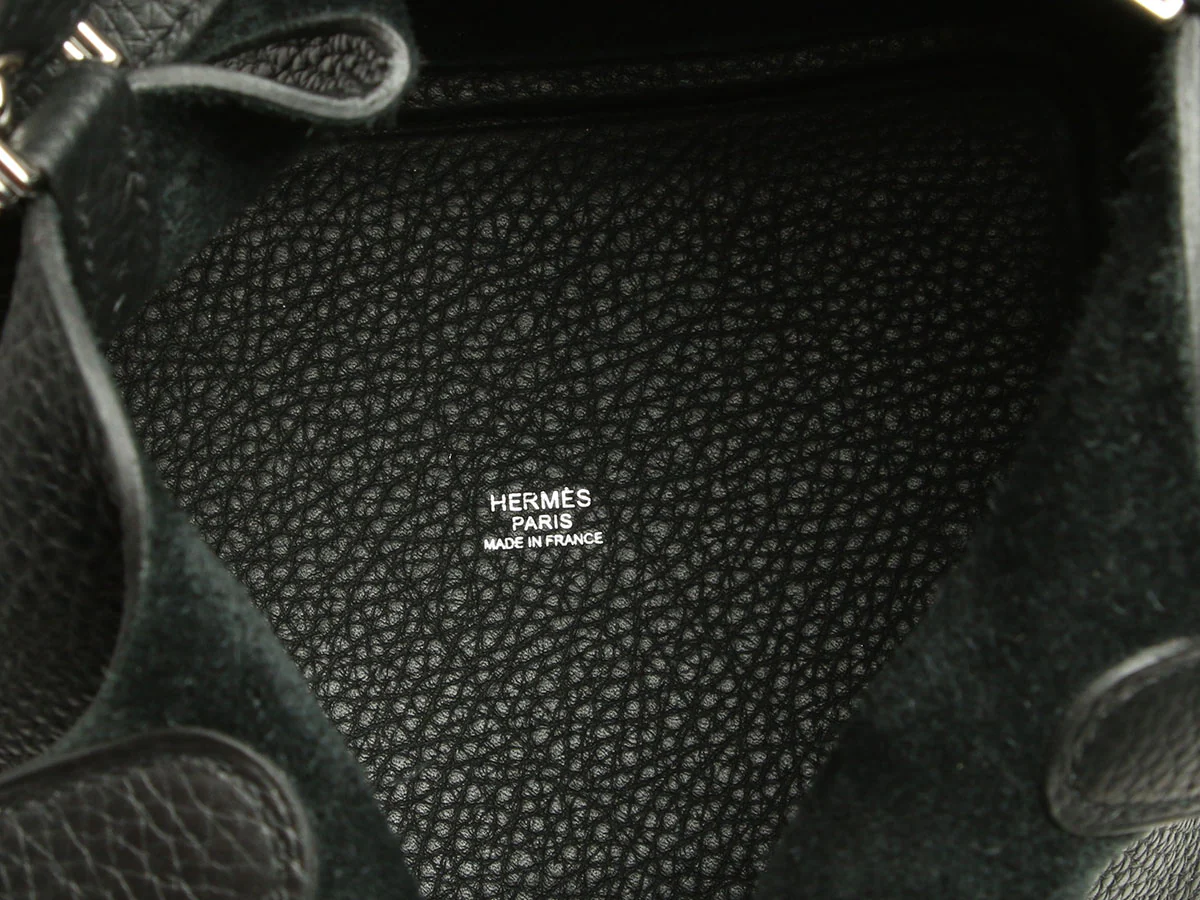 Hermès Black Cleménce Picotin Lock 18 - Image 9