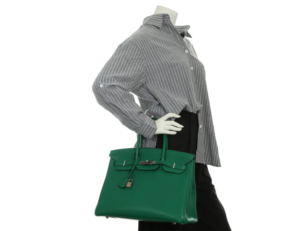 Hermès Vert Vertigo Cleménce Birkin 35 - Image 11