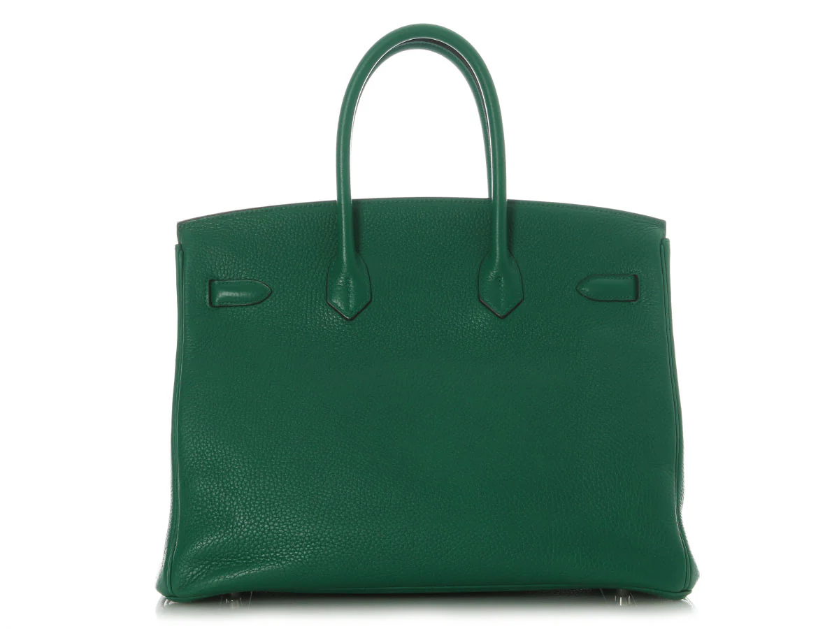 Hermès Vert Vertigo Cleménce Birkin 35 - Image 4