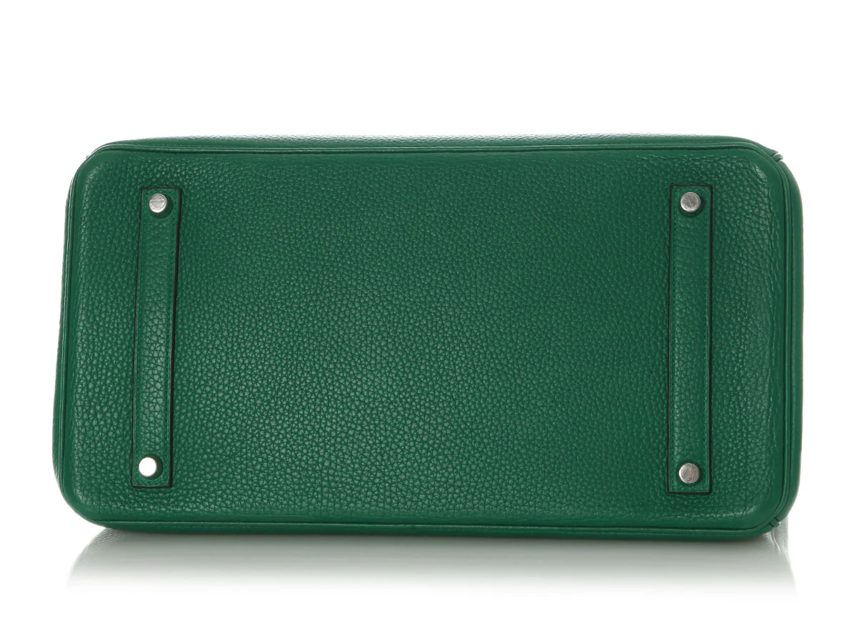 Hermès Vert Vertigo Cleménce Birkin 35 - Image 6