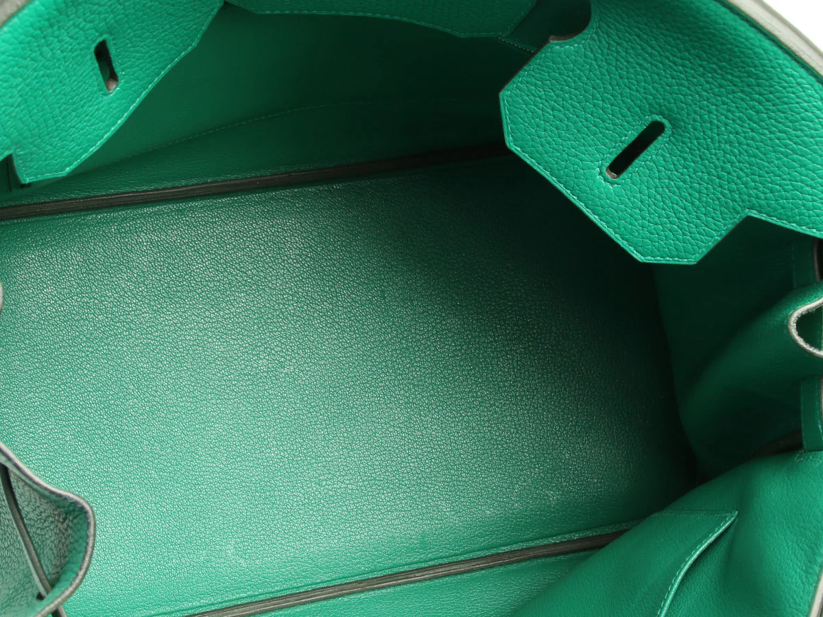 Hermès Vert Vertigo Cleménce Birkin 35 - Image 8