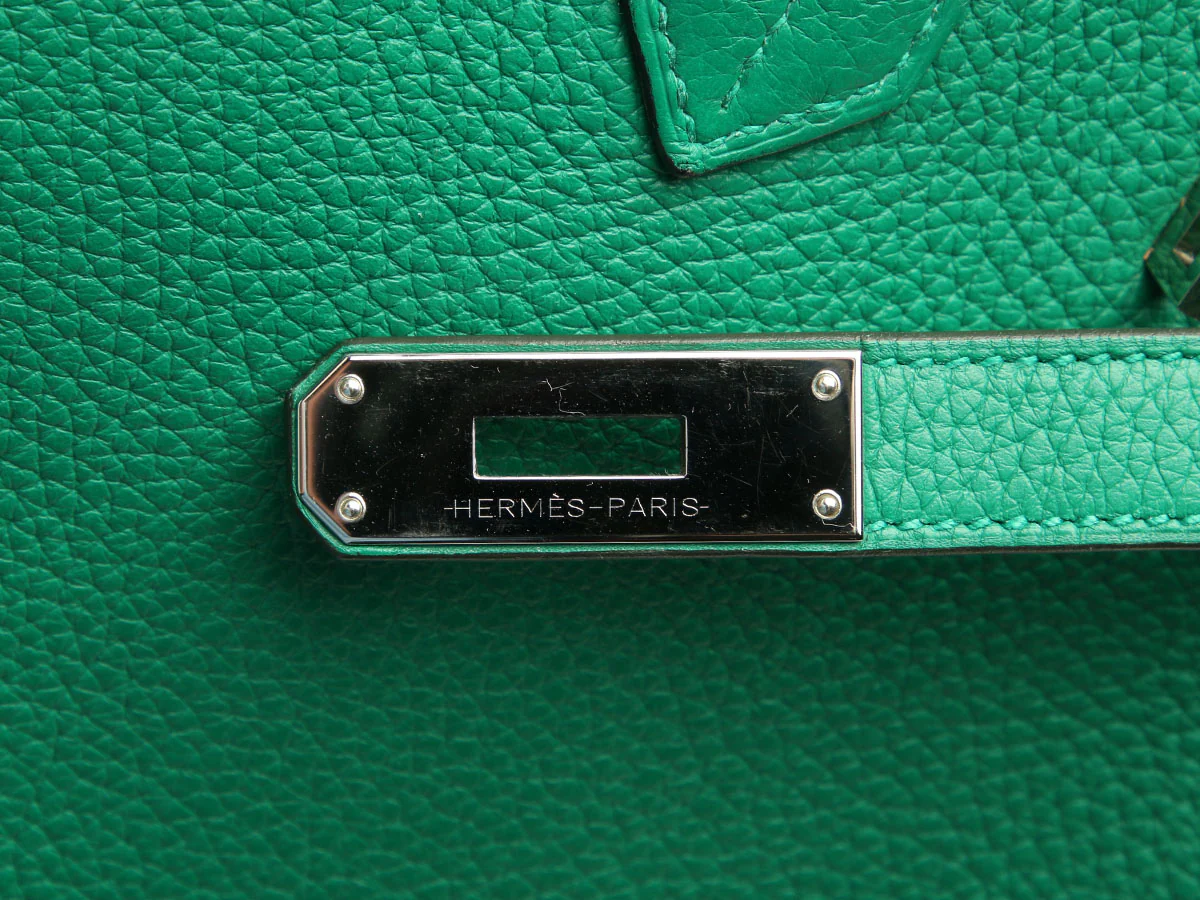 Hermès Vert Vertigo Cleménce Birkin 35 - Image 9