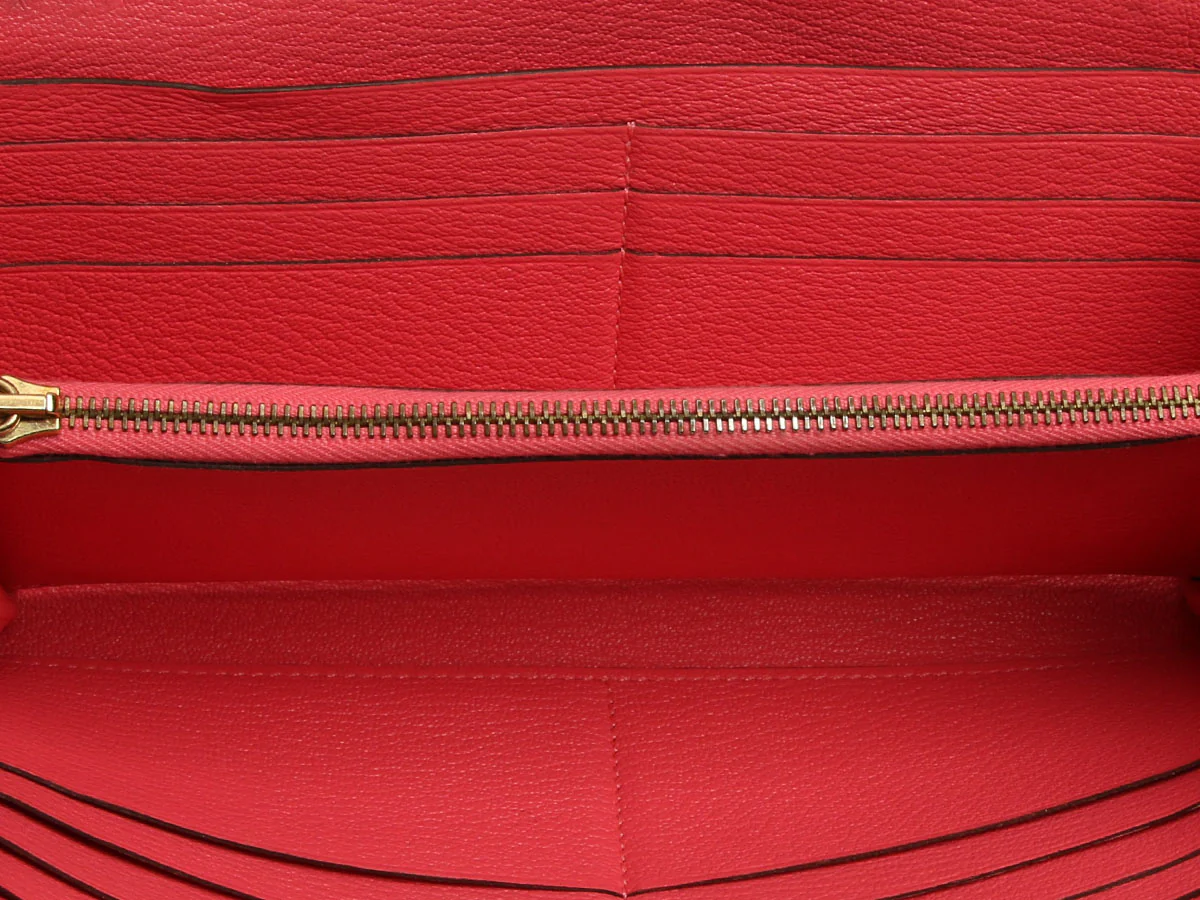 Hermès Rose Azalée Chèvre Kelly Long Wallet - Image 8