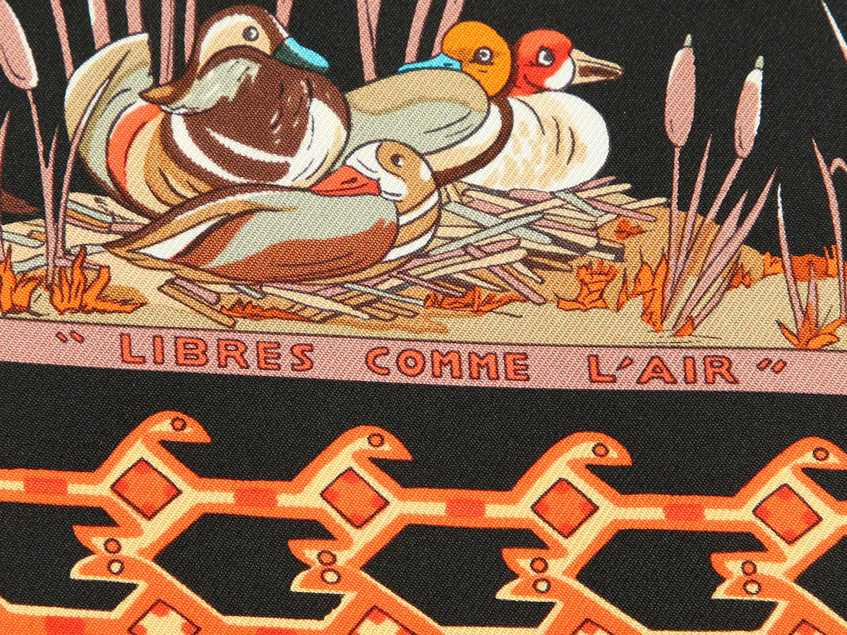 Hermès Libres Comme L'Air Silk Scarf 90cm - Image 2