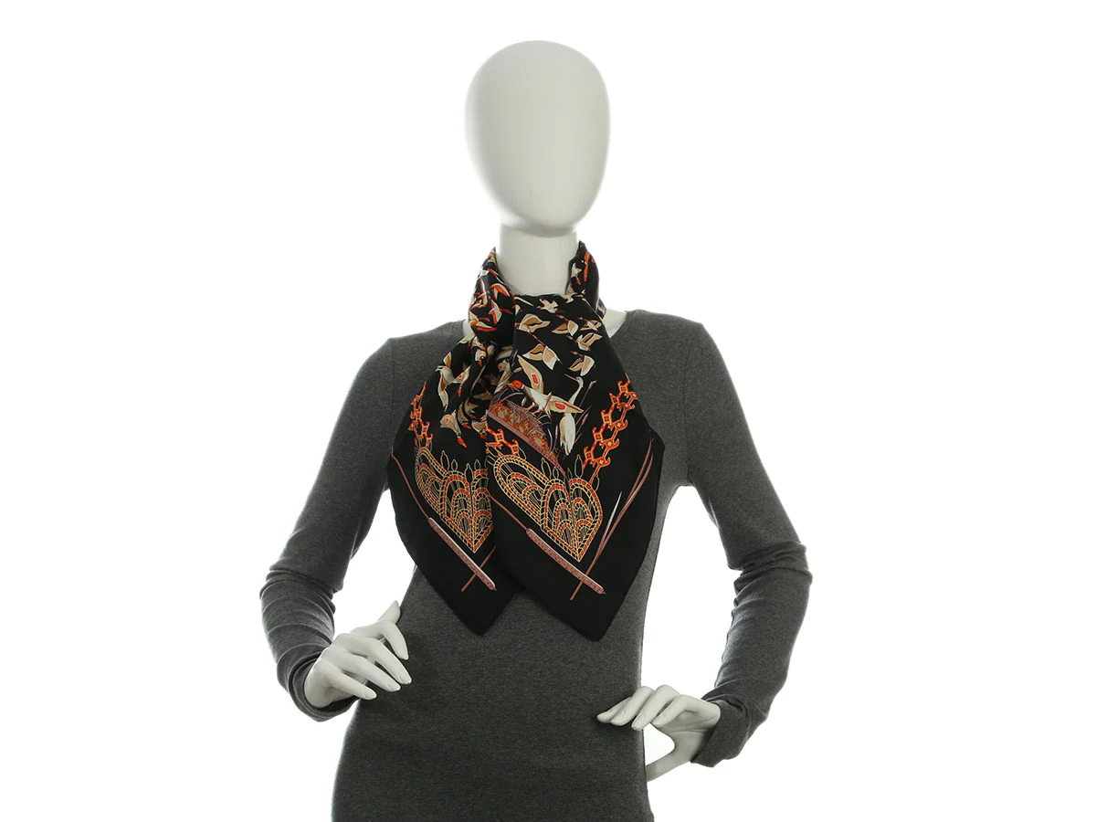 Hermès Libres Comme L'Air Silk Scarf 90cm - Image 5