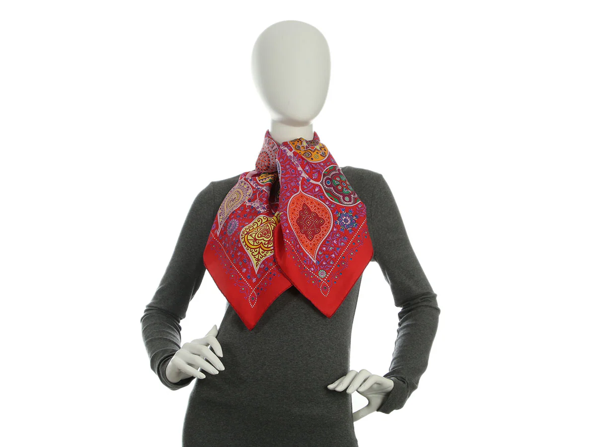Hermès L'Arbre de Vie Silk Scarf 90cm - Image 6