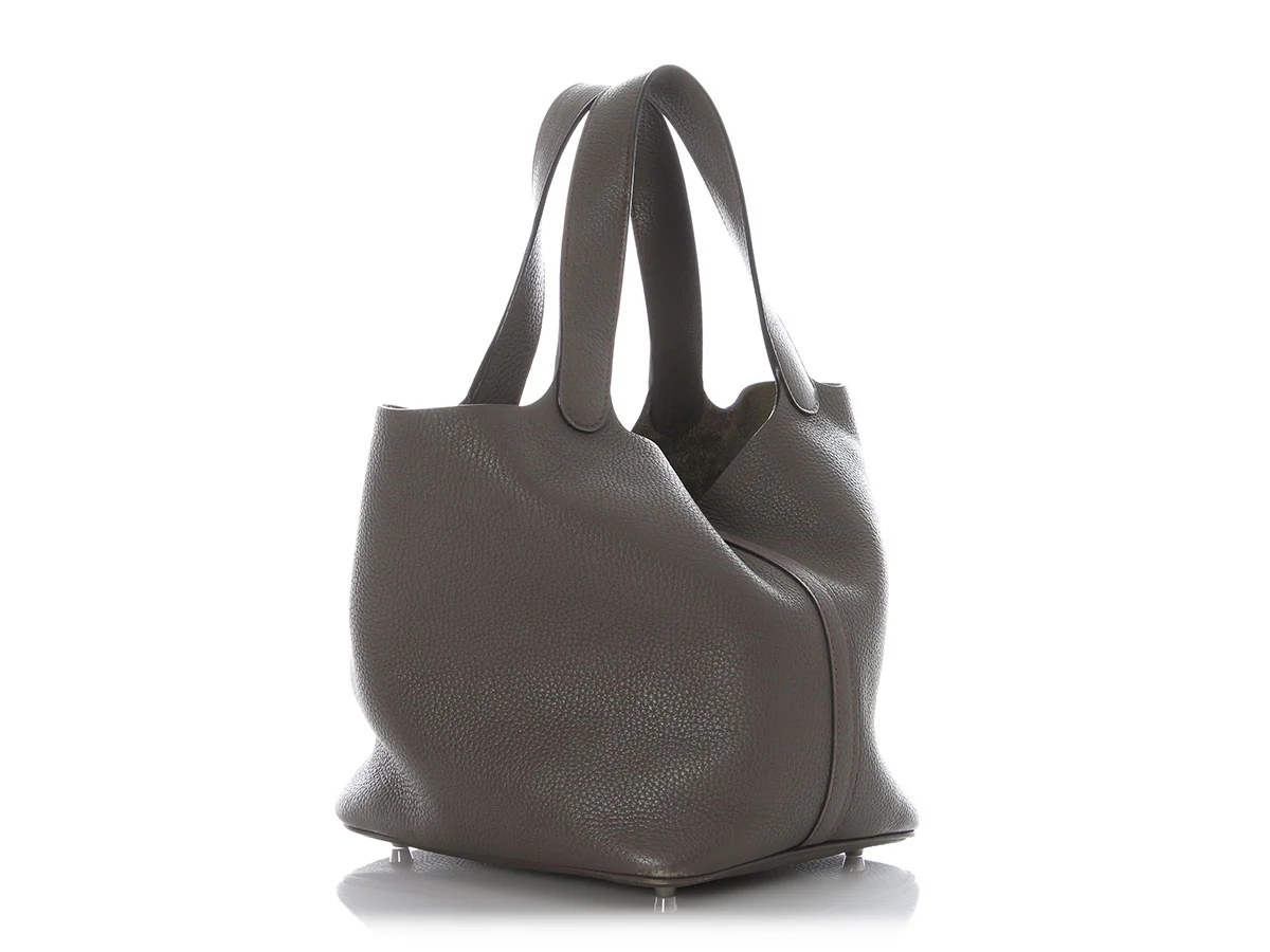 Hermès Etoupe Clémence Picotin 22 - Image 3