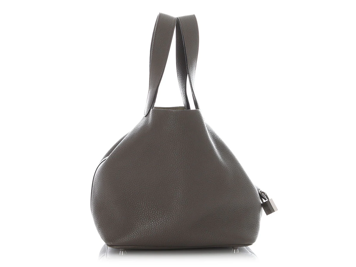 Hermès Etoupe Clémence Picotin 22 - Image 4