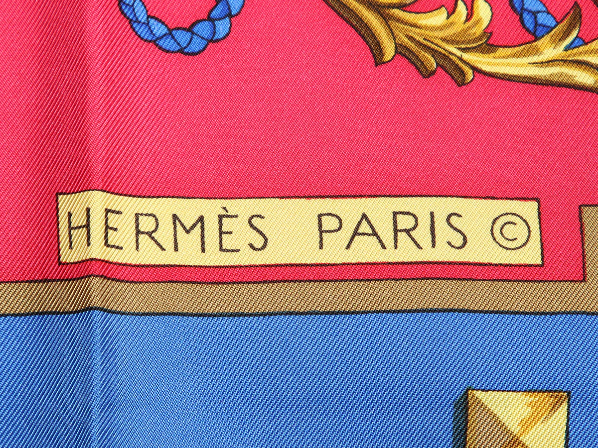 Hermès Vintage Les Cles Silk Scarf 90cm - Image 2