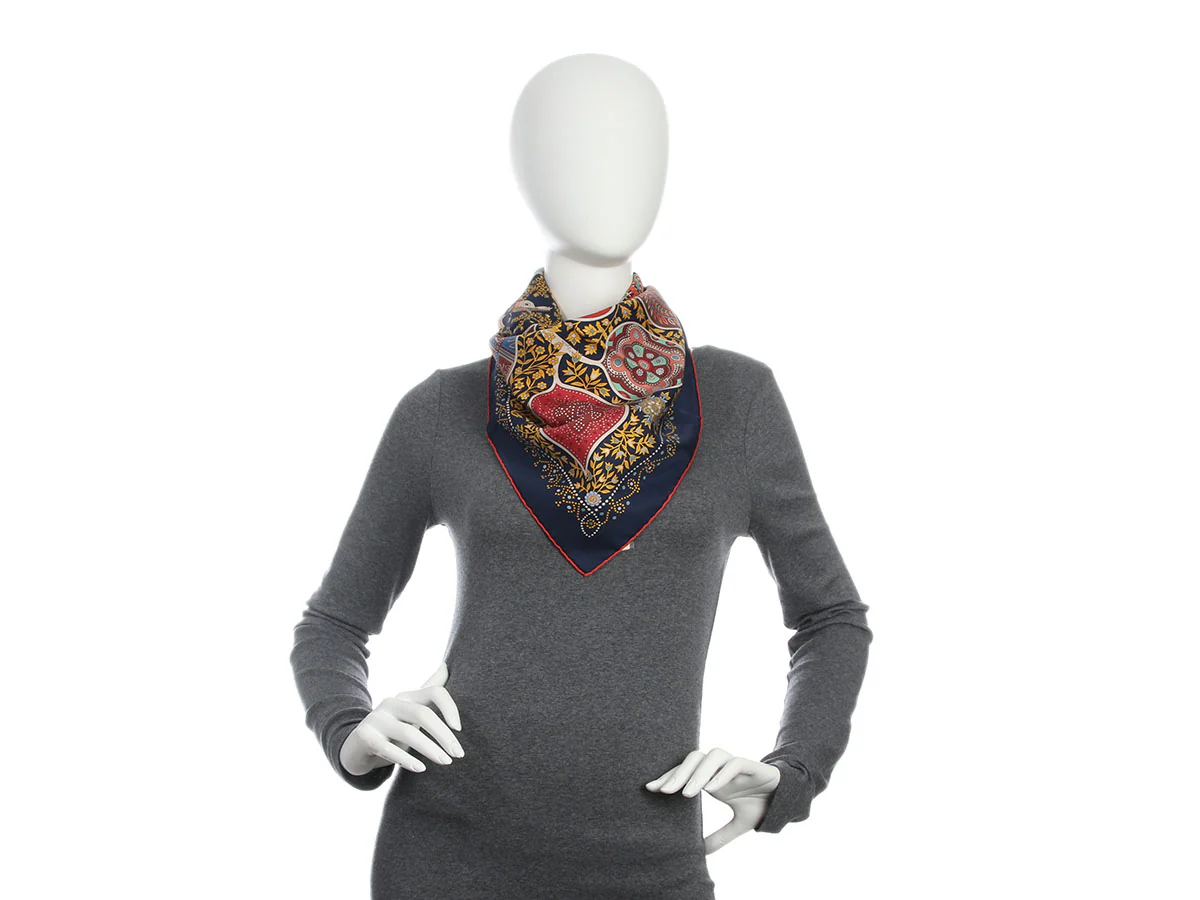 Hermès L'Arbre de Vie Silk Scarf 90cm - Image 5