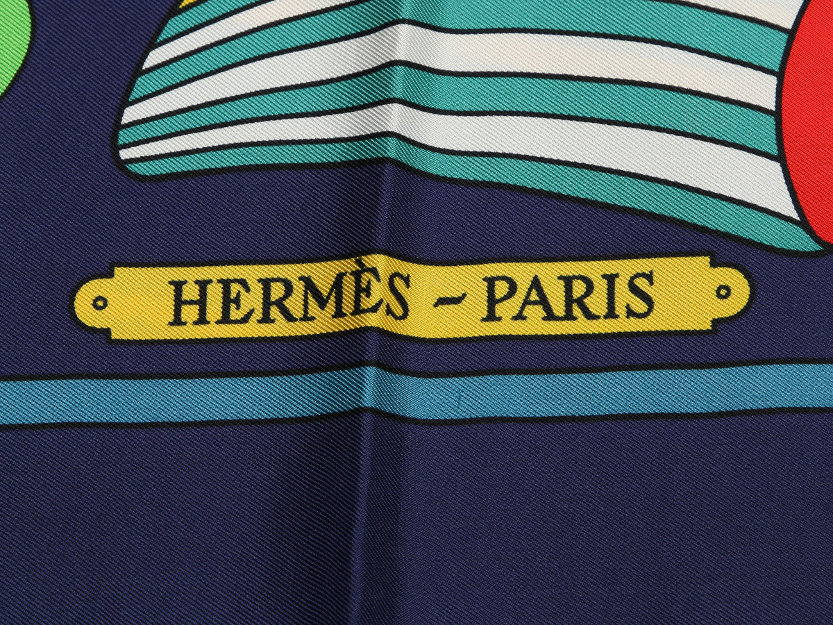 Hermès Thalassa Silk Scarf 90cm - Image 3