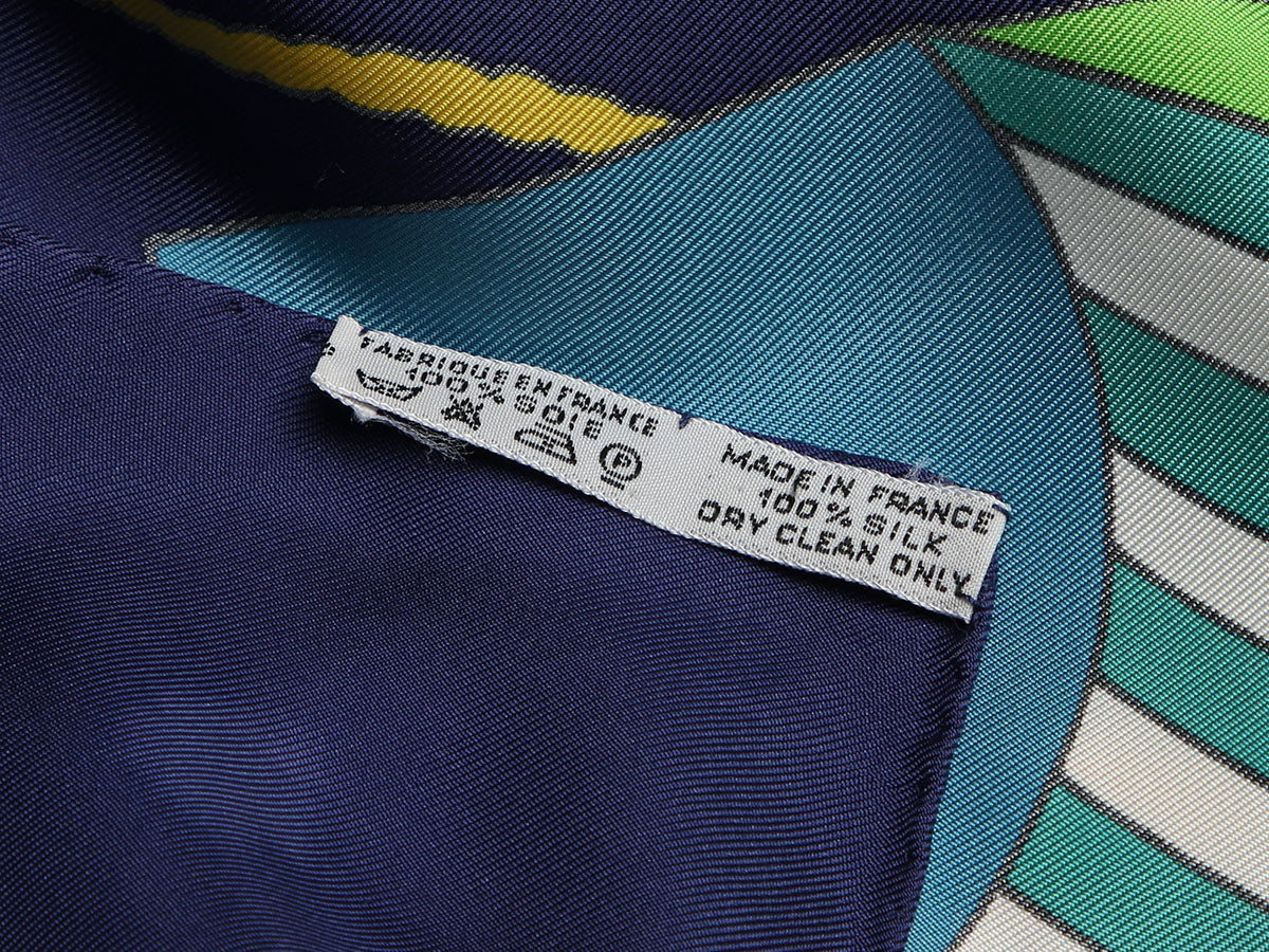 Hermès Thalassa Silk Scarf 90cm - Image 4