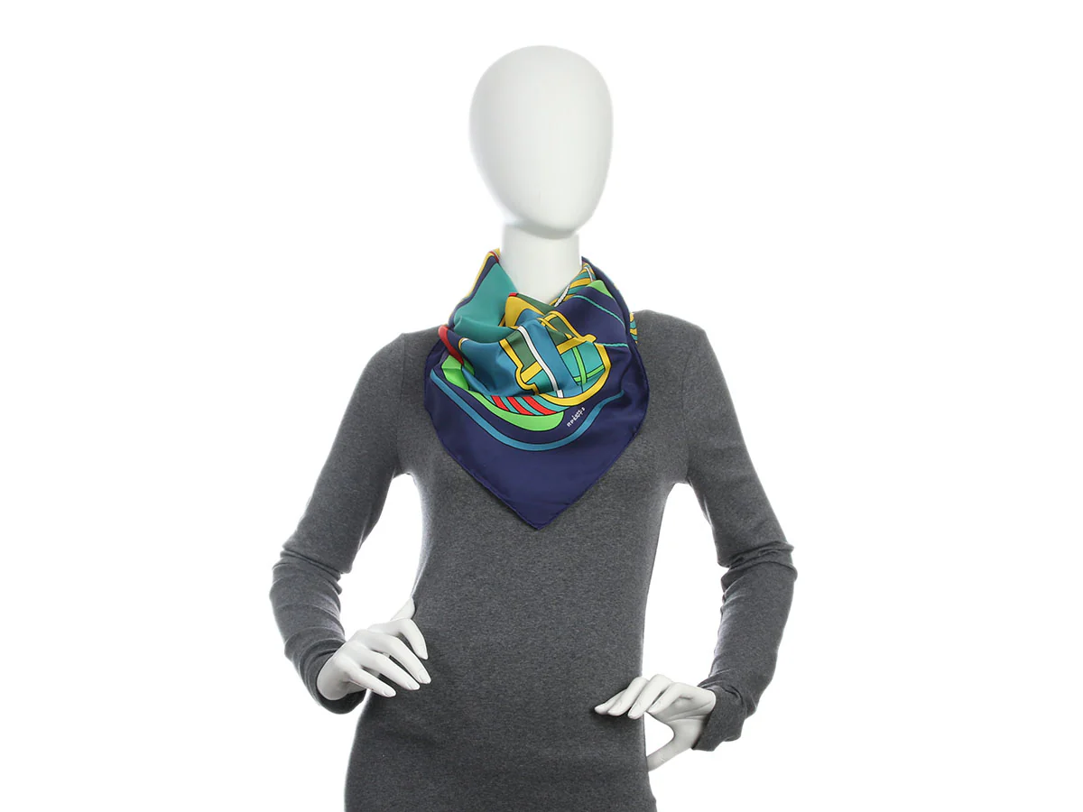 Hermès Thalassa Silk Scarf 90cm - Image 5