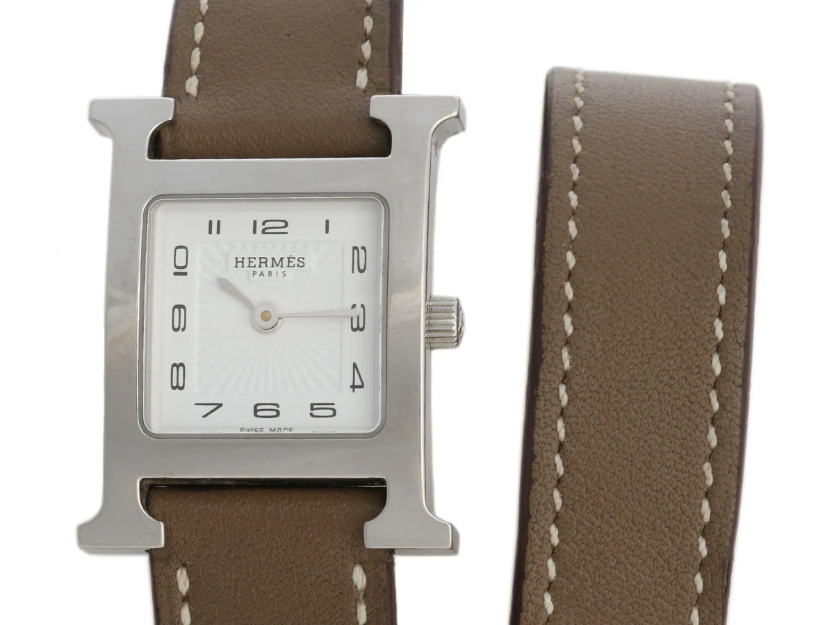 Hermès Small H Heure Double Tour Watch