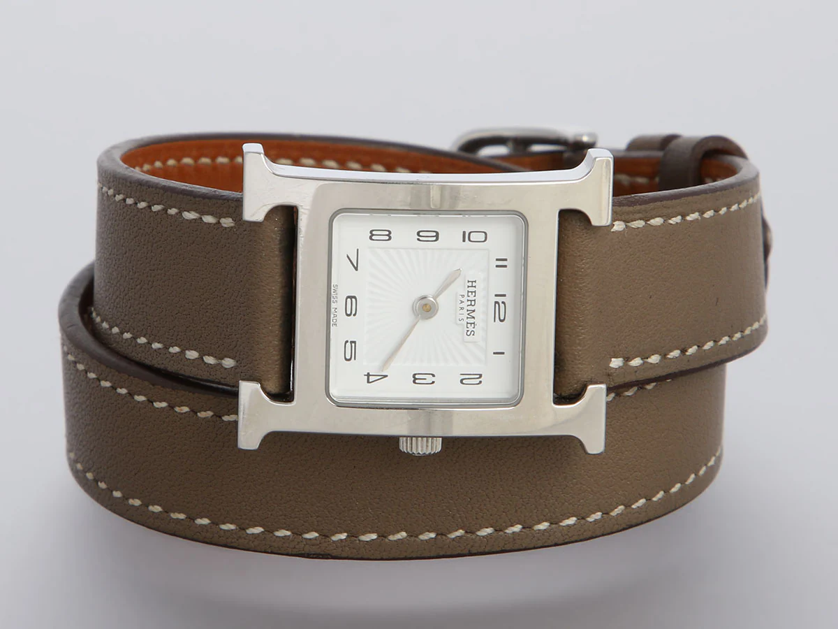 Hermès Small H Heure Double Tour Watch - Image 3