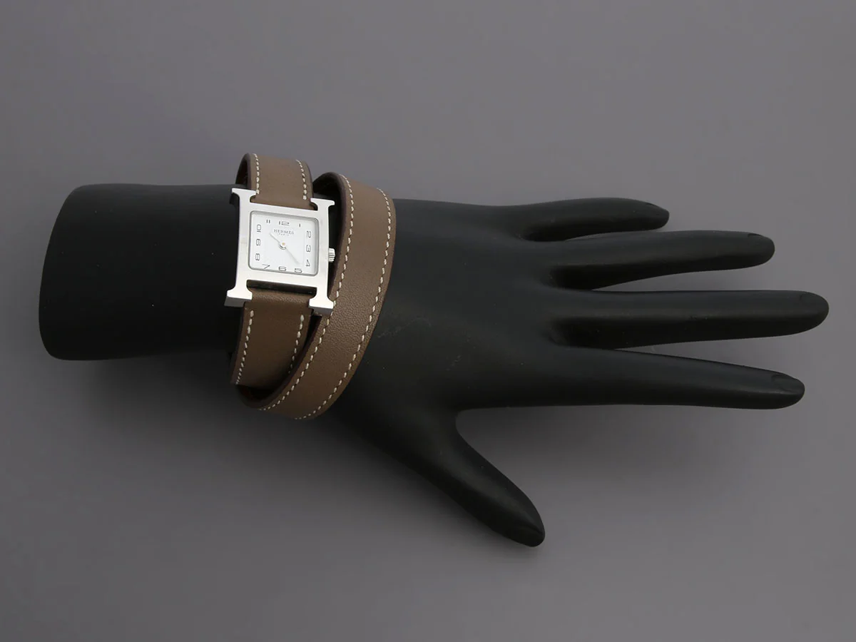 Hermès Small H Heure Double Tour Watch - Image 6