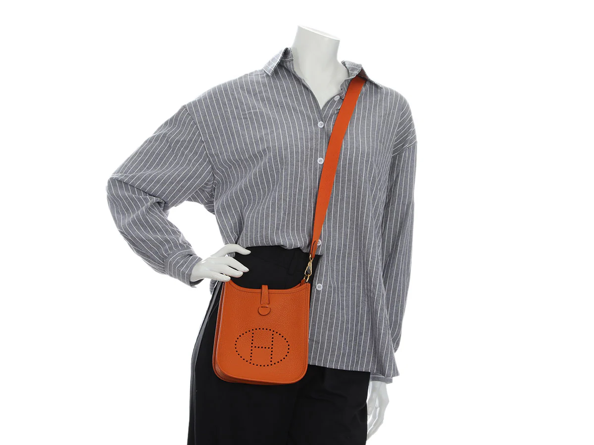 Hermès Orange Clémence Evelyne TPM - Image 10