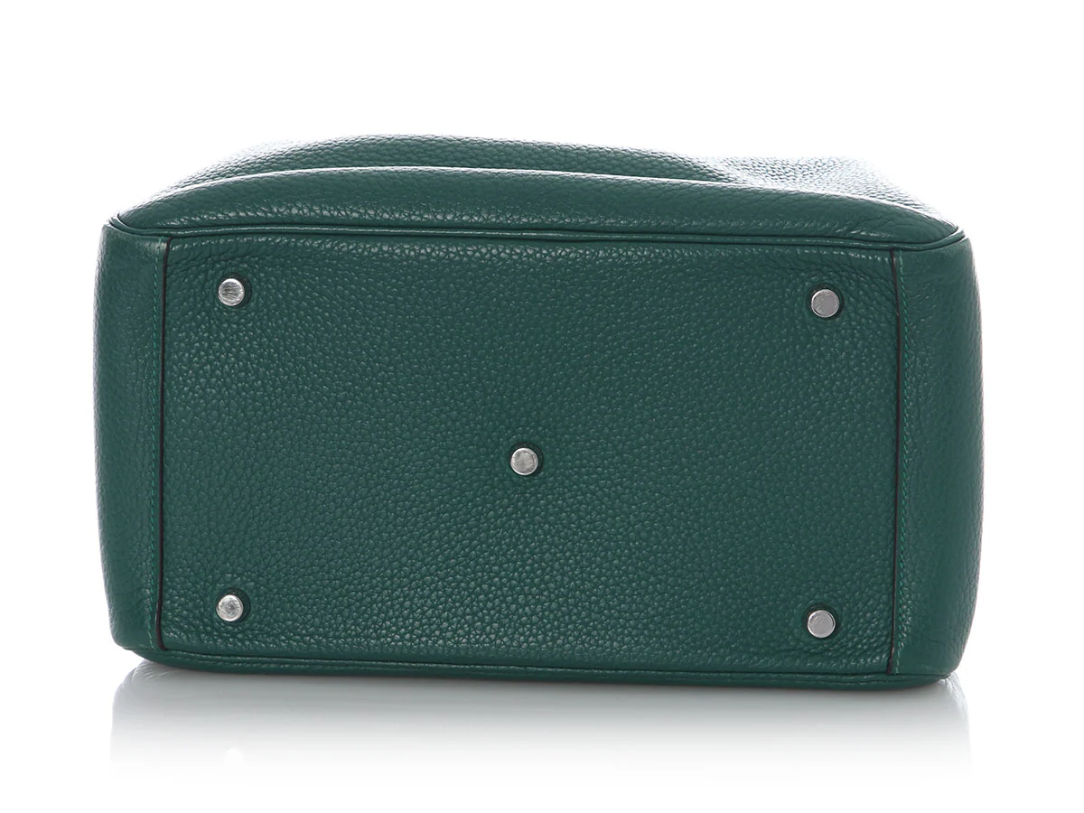 Hermès Malachite Clémence Lindy 30 - Image 6