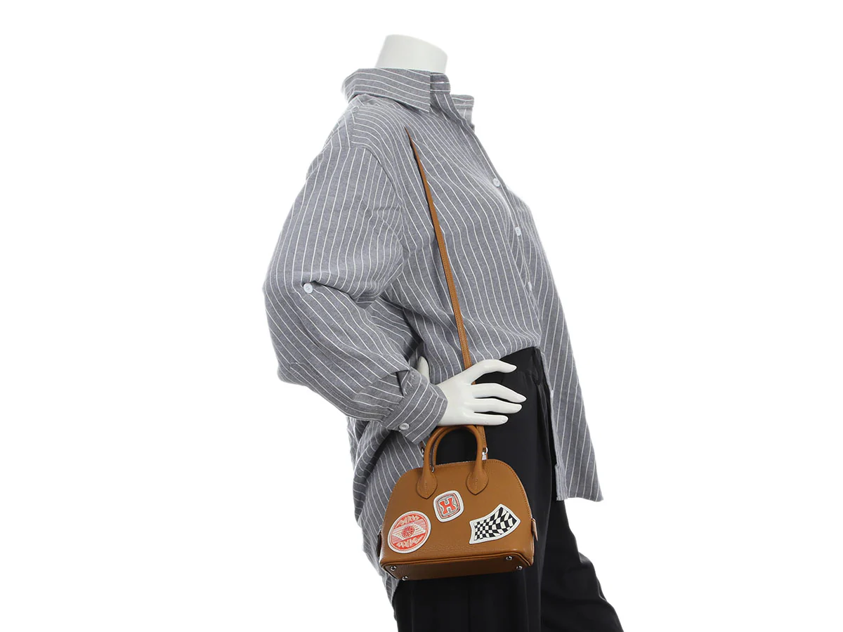 Hermès Mini Caramel Chèvre Mysore Bolide 1923 Travel - Image 11