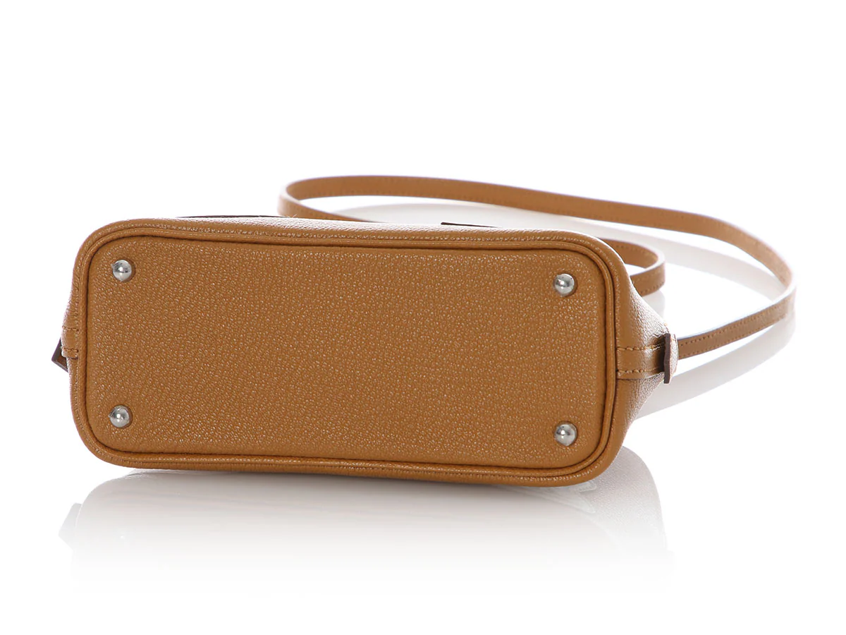 Hermès Mini Caramel Chèvre Mysore Bolide 1923 Travel - Image 7