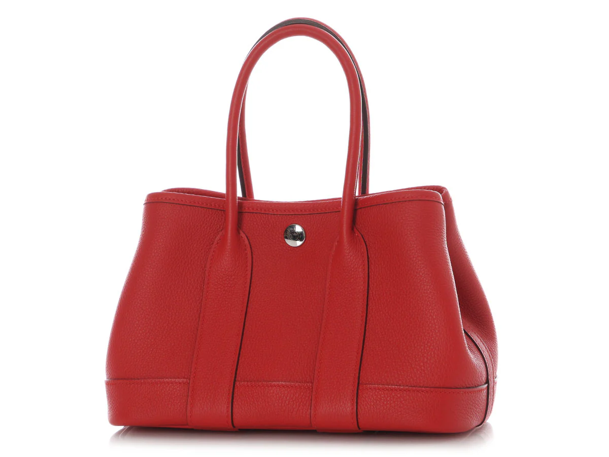 Hermès Rouge Radieux Togo Garden Party Neo 23 - Image 3