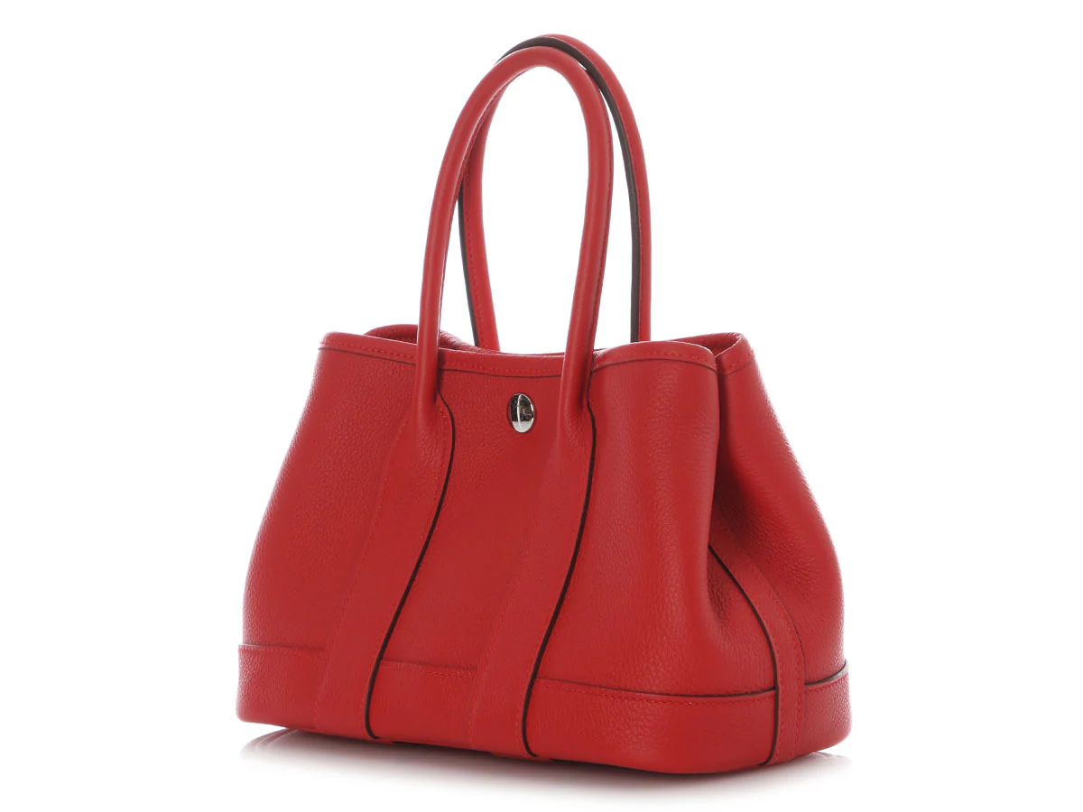 Hermès Rouge Radieux Togo Garden Party Neo 23 - Image 4