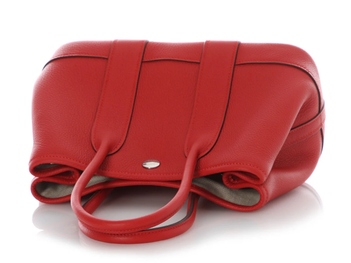 Hermès Rouge Radieux Togo Garden Party Neo 23 - Image 8