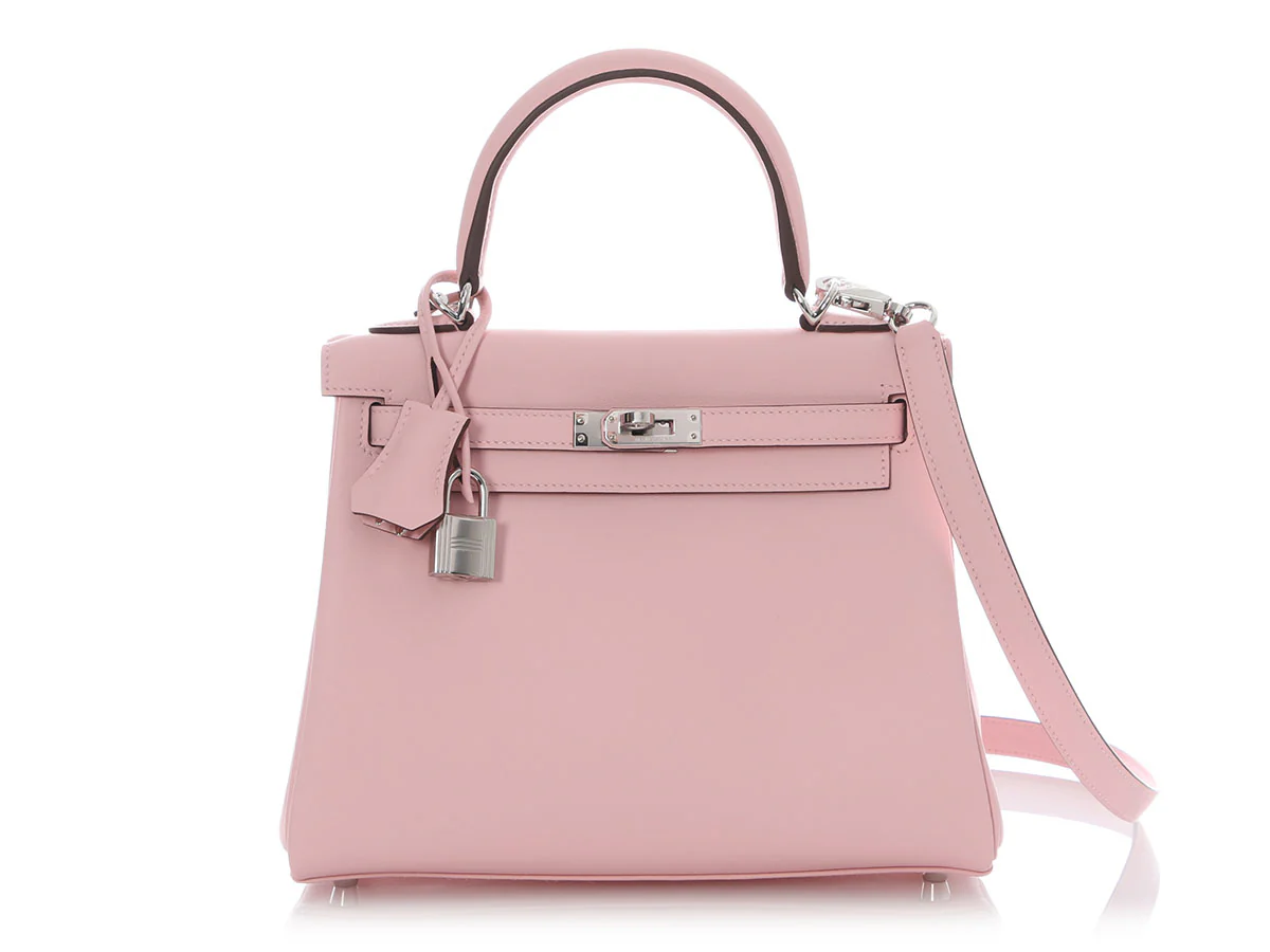 Hermès Rose Sakura Swift Kelly 25 - Image 2