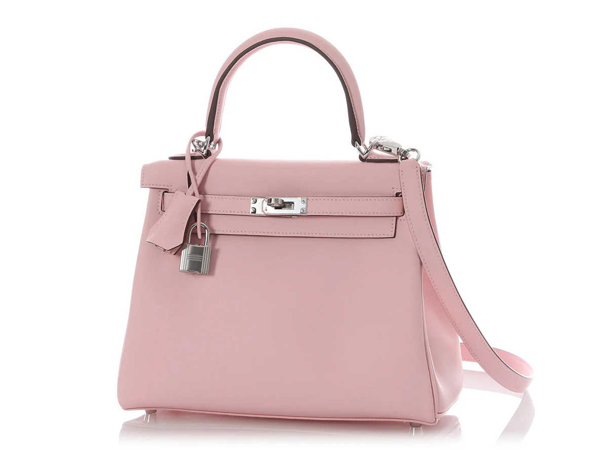 Hermès Rose Sakura Swift Kelly 25 - Image 3
