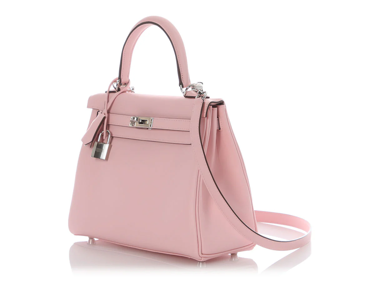 Hermès Rose Sakura Swift Kelly 25 - Image 4