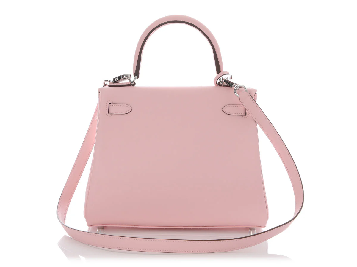 Hermès Rose Sakura Swift Kelly 25 - Image 5