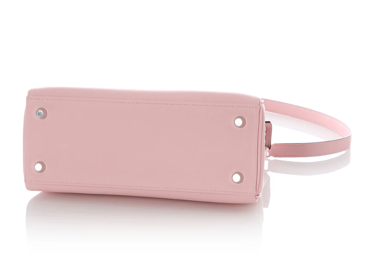 Hermès Rose Sakura Swift Kelly 25 - Image 7