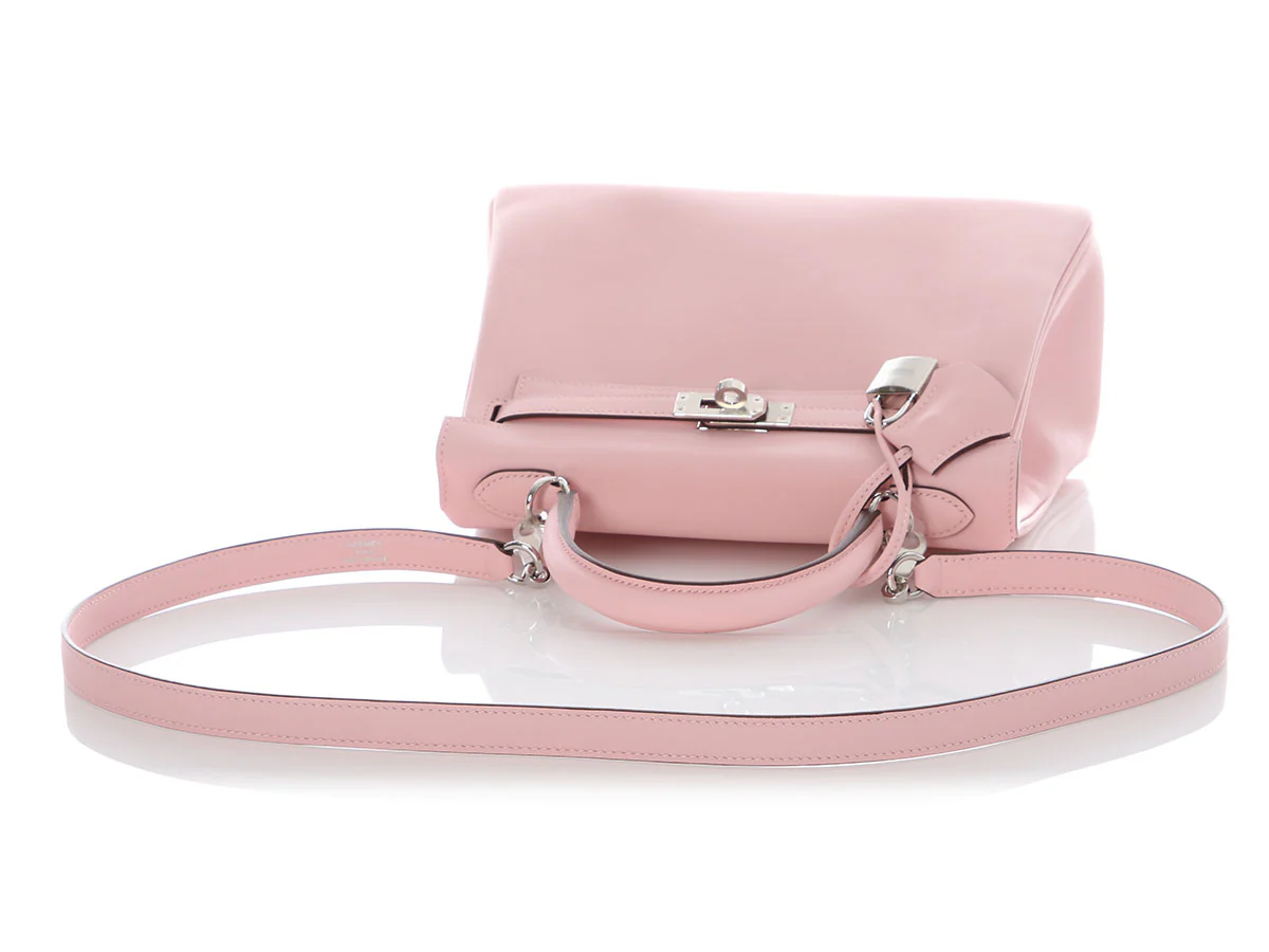 Hermès Rose Sakura Swift Kelly 25 - Image 8