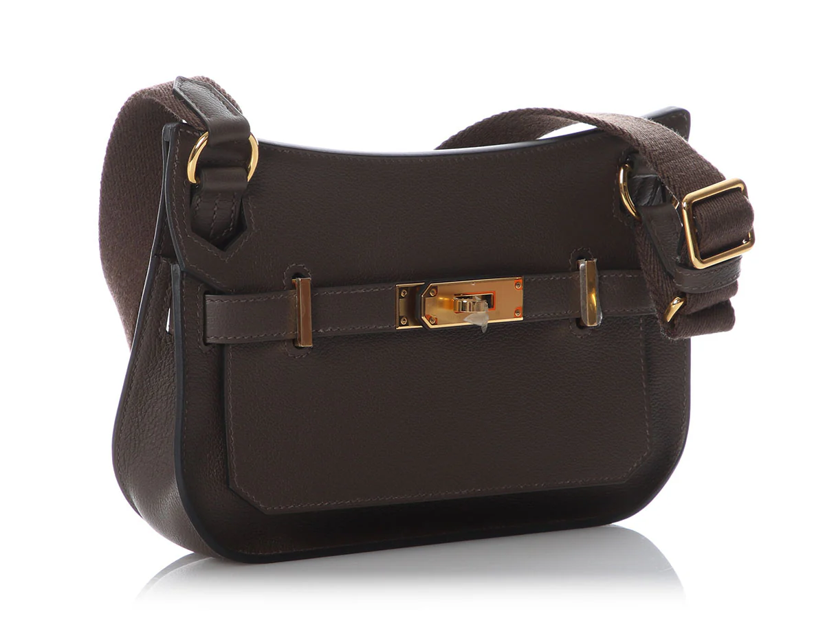 Hermès Mini Brown Evercolor Jypsière - Image 5