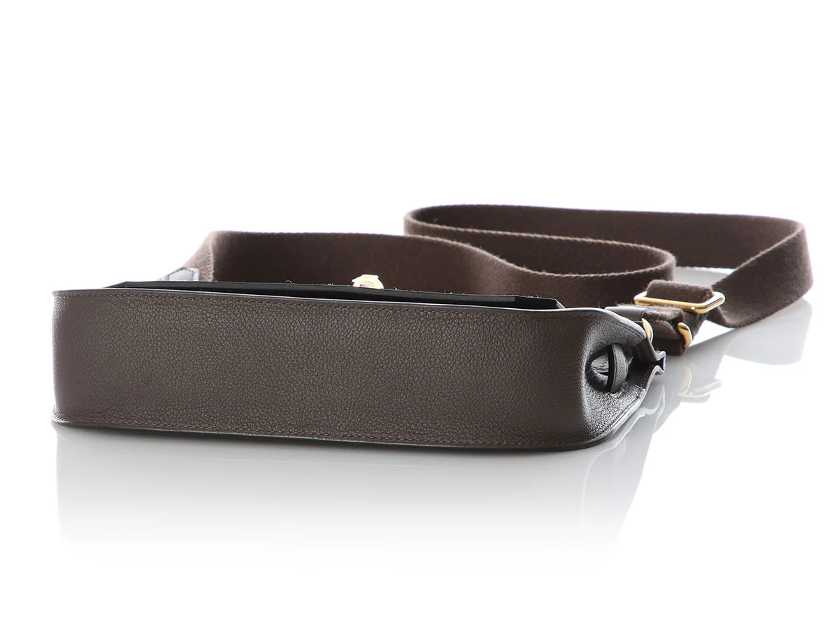 Hermès Mini Brown Evercolor Jypsière - Image 6