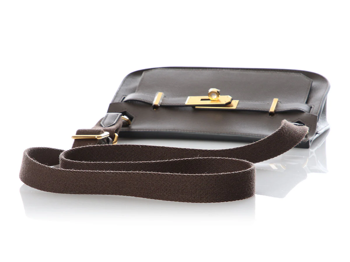 Hermès Mini Brown Evercolor Jypsière - Image 7