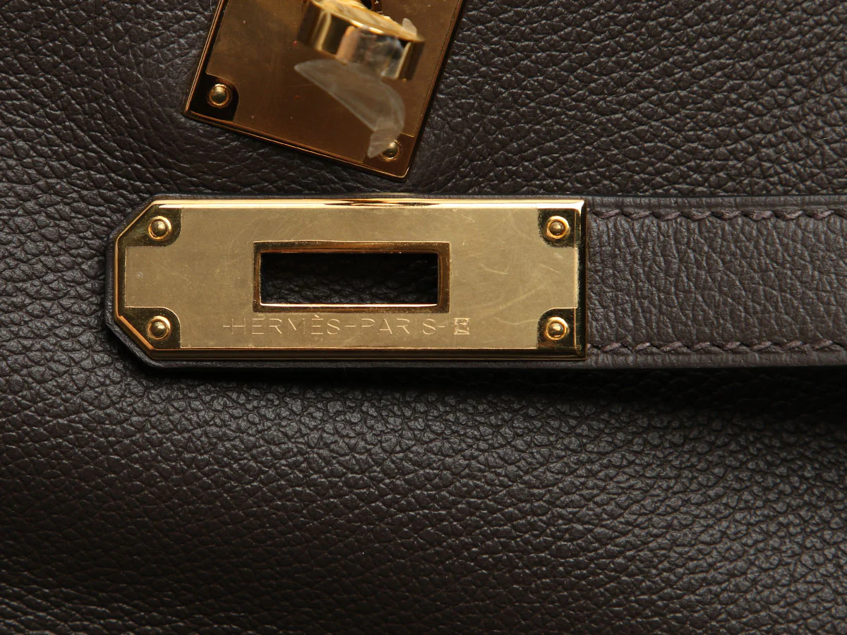 Hermès Mini Brown Evercolor Jypsière - Image 8