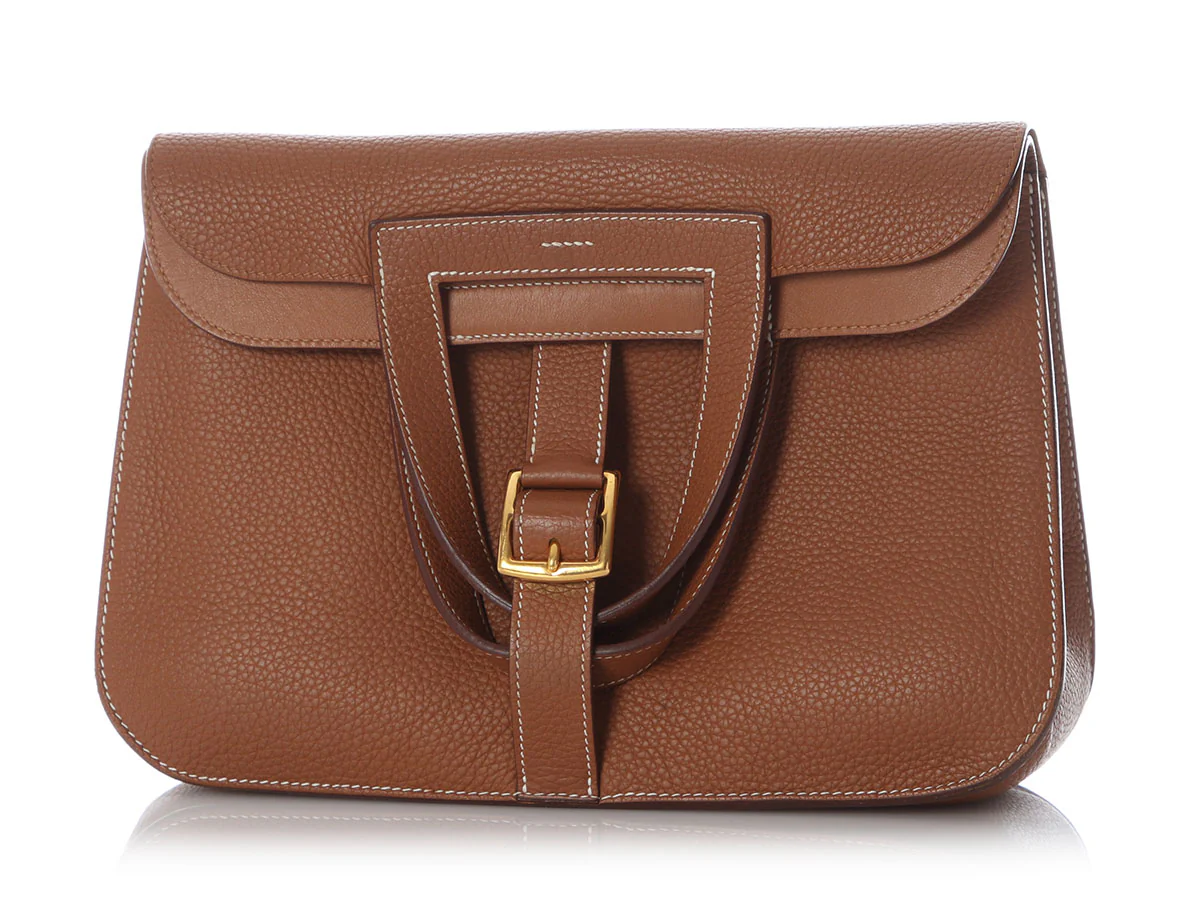 Hermès Gold Clémence Halzan 31 - Image 2