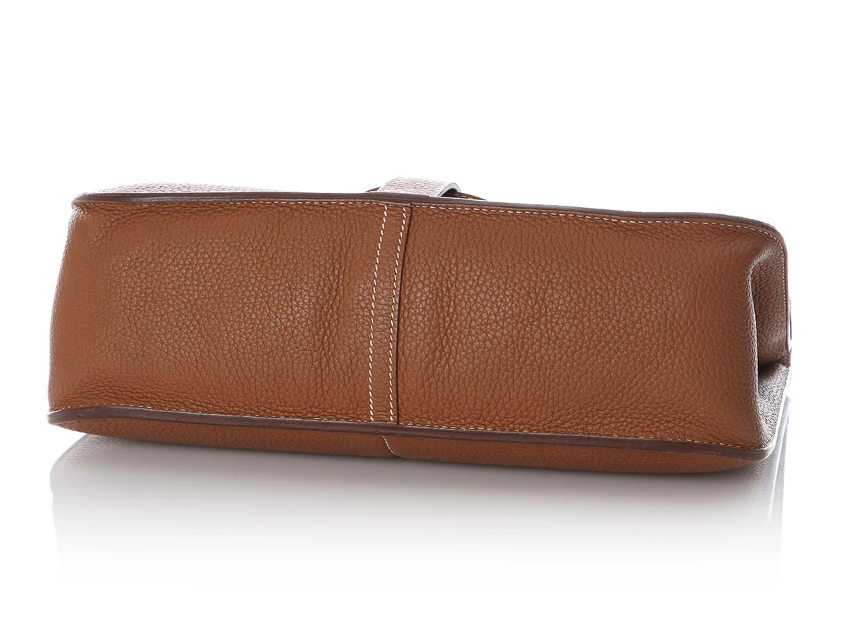 Hermès Gold Clémence Halzan 31 - Image 6